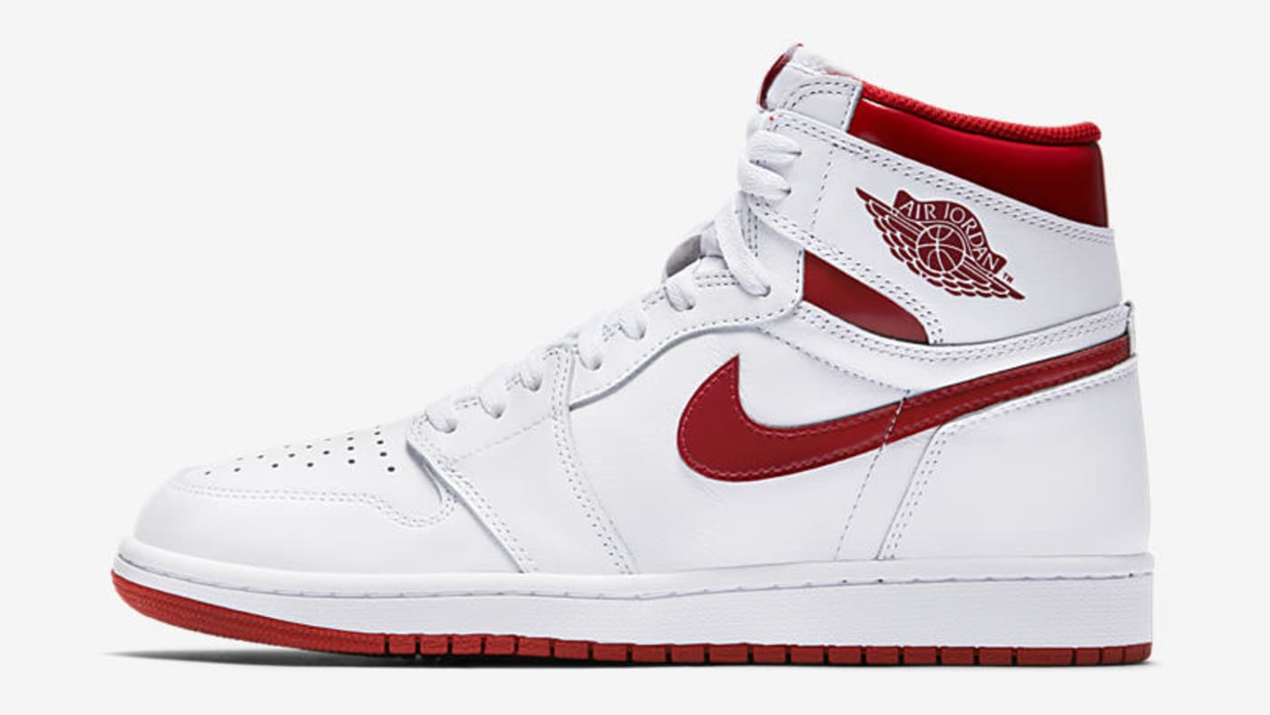 air jordan 1 mid gs metallic red