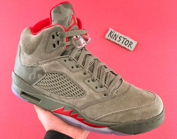 Air Jordan V "Dark Stucco Camo"