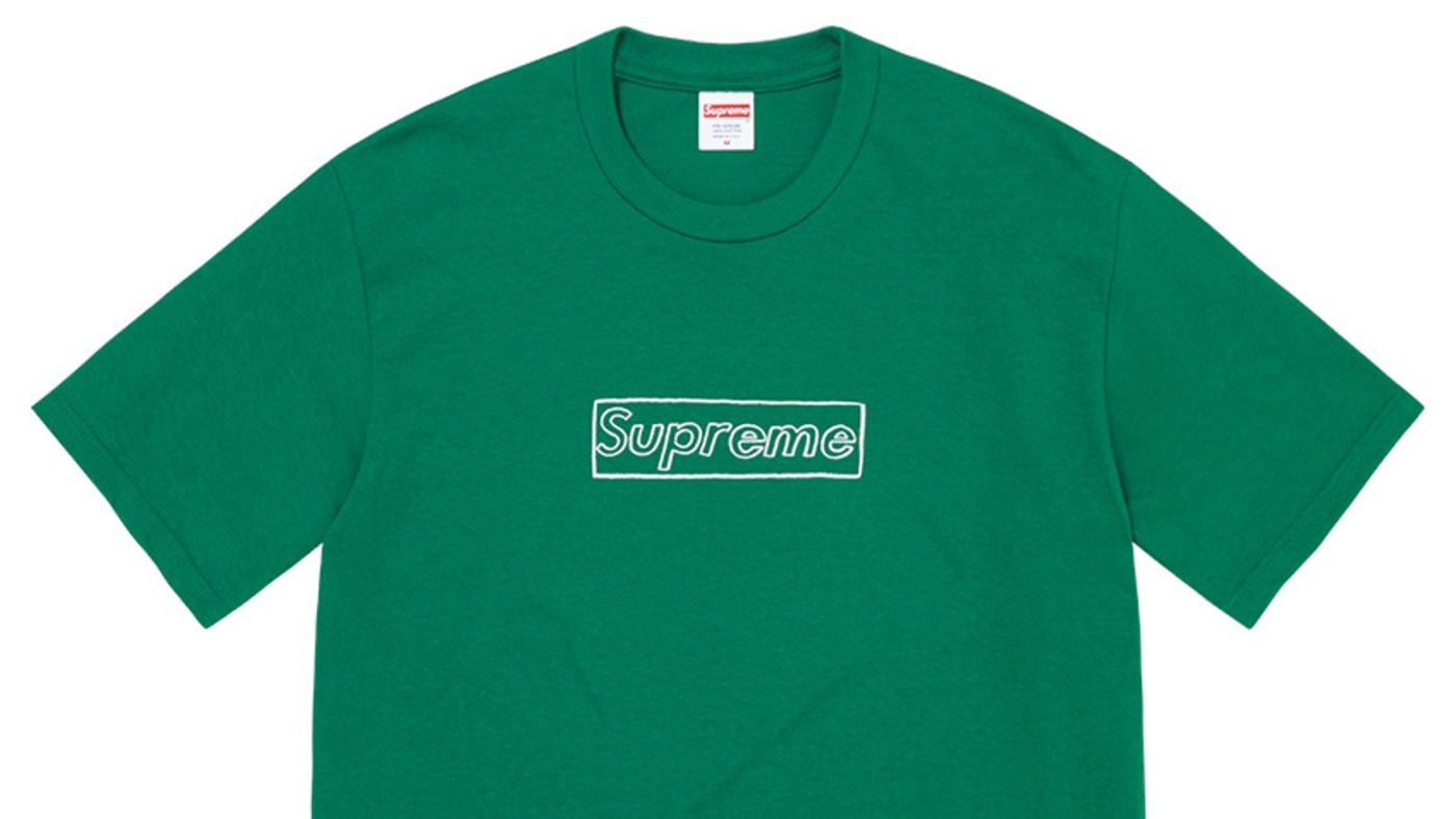 supreme kaws box logo