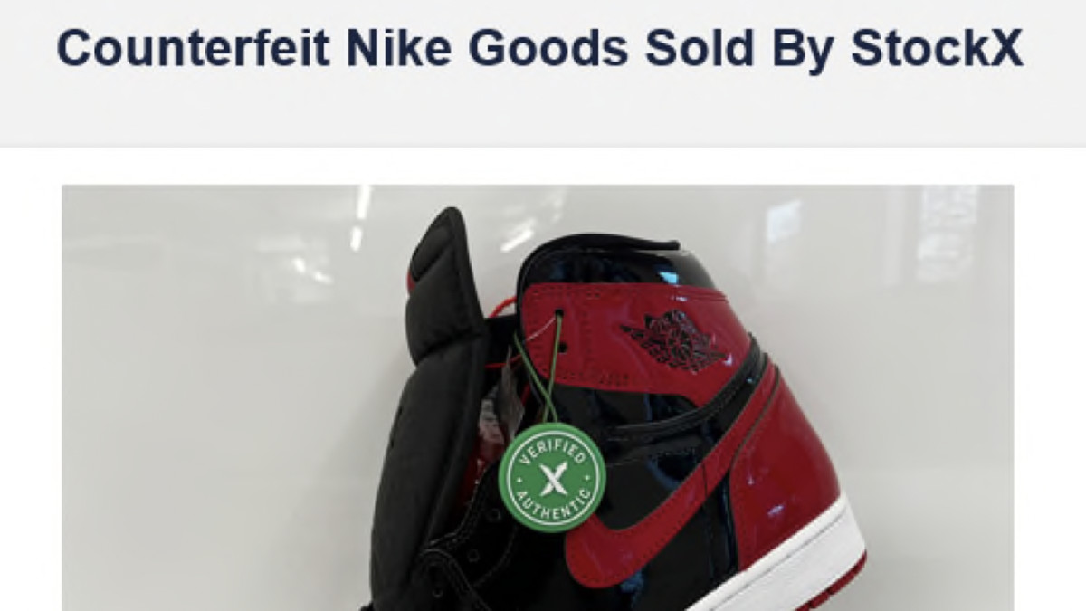 doble Goma de dinero Enlace Nike Slams StockX Authentication, Says Marketplace Sent Fake Air Jordans |  Complex