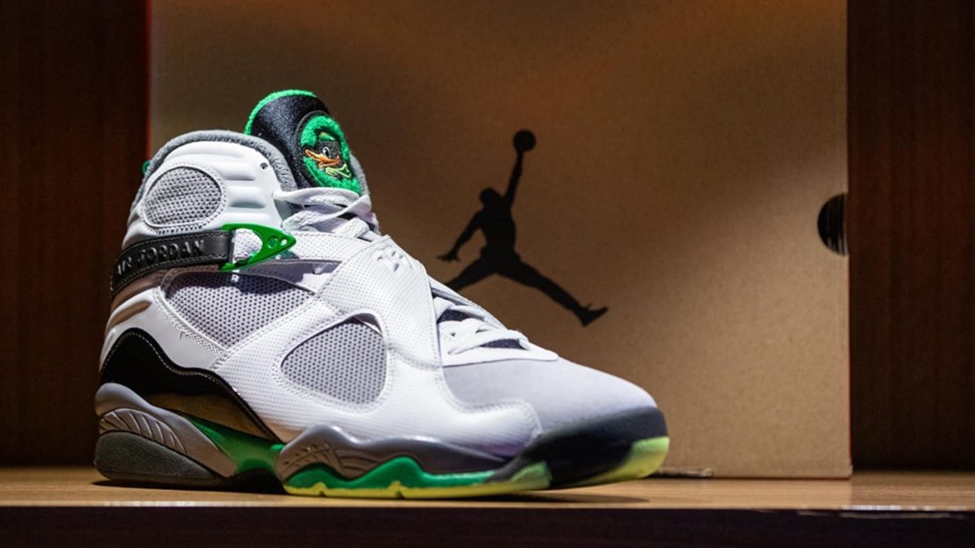 Oregon Air Jordan 8s for the Ducks Are 