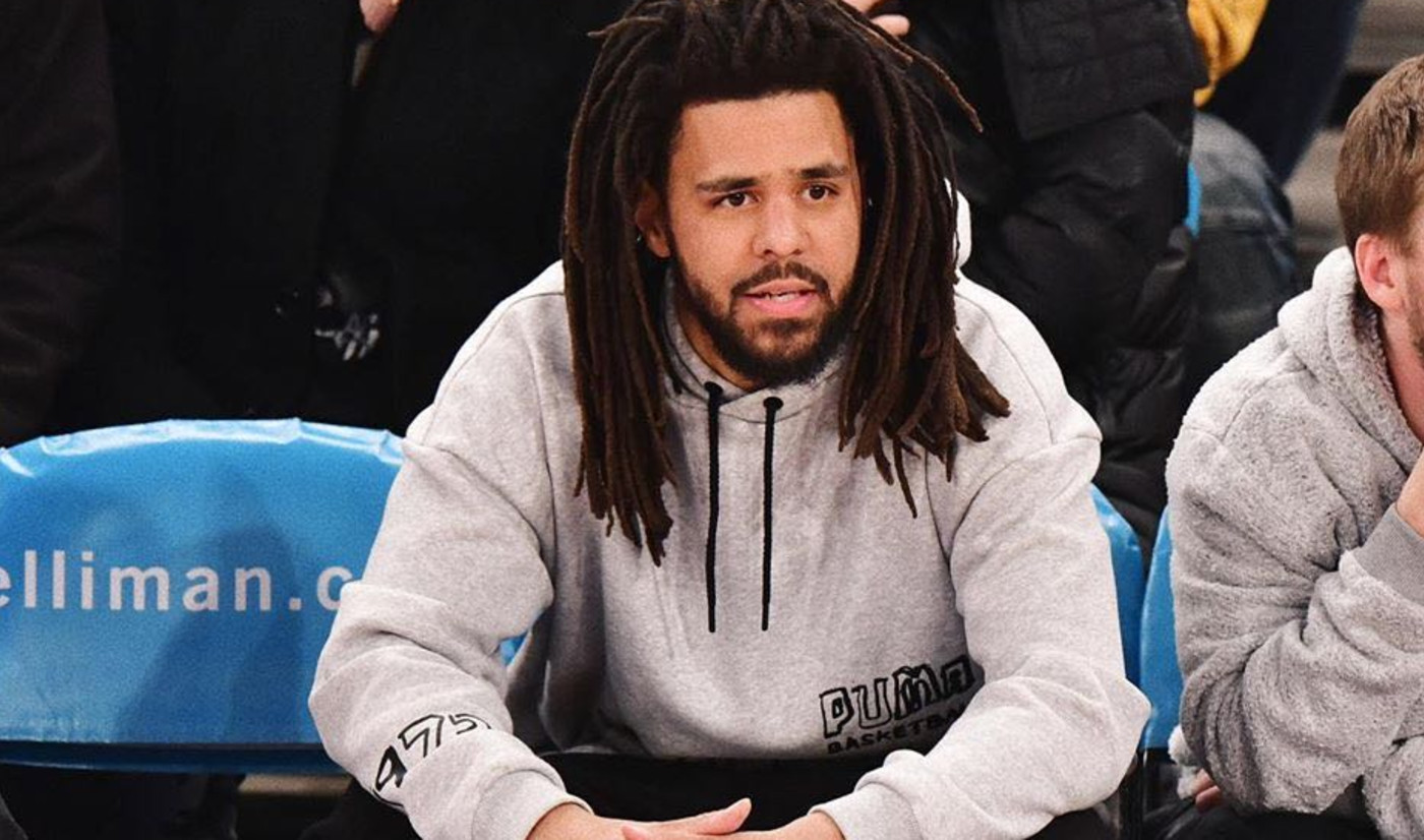 J cole wearing dreamville hoodie on sale