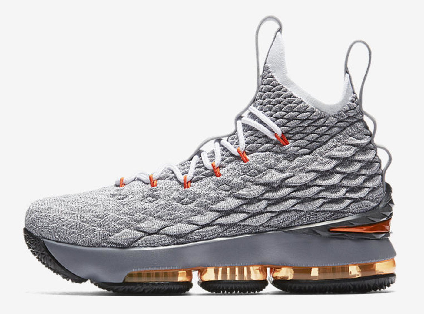 lebron orange and grey