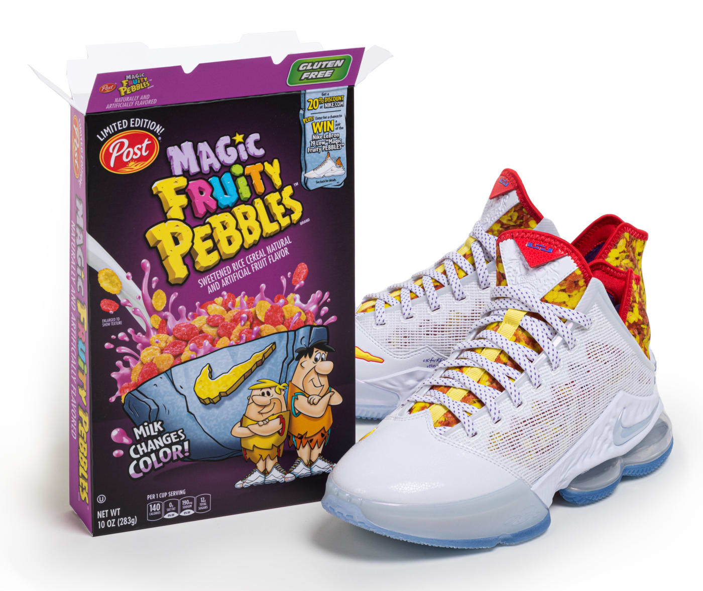 lebron fruity pebbles white