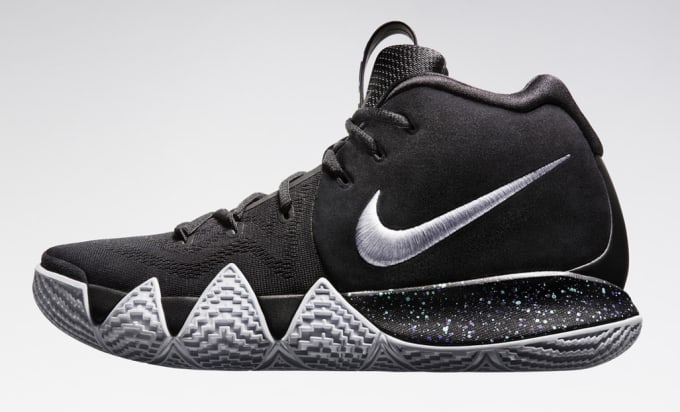 kyrie 4 white and black