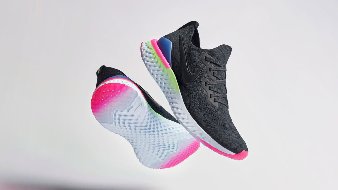 nike epic react heel drop