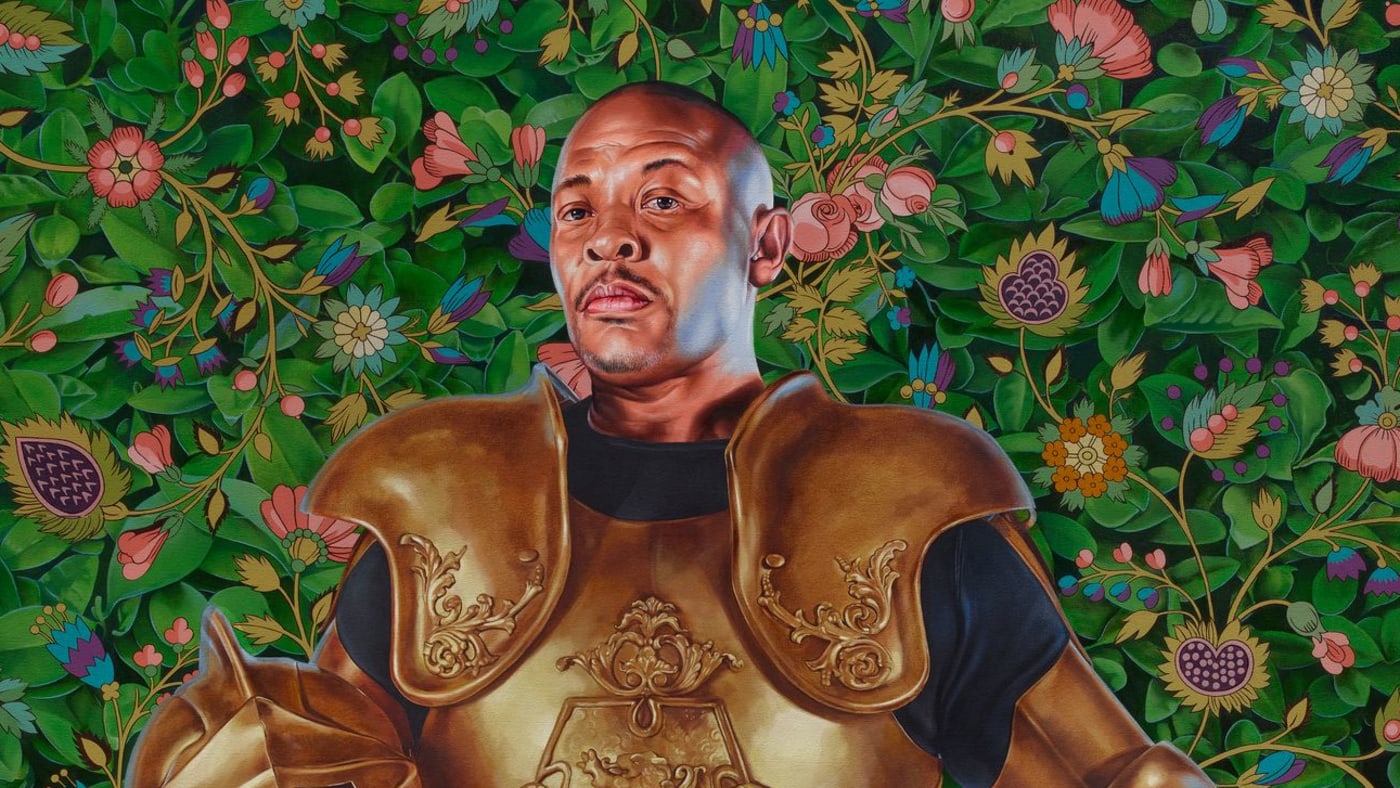 Kehinde Wiley's contribution to Interscope's 30th Anniversary event.