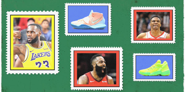 list of basketball players with signature shoes