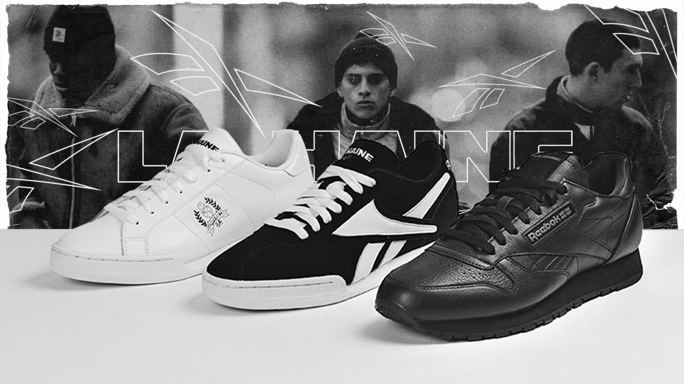 La Haine x Reebok sneakers created for the movie's 25th anniversary