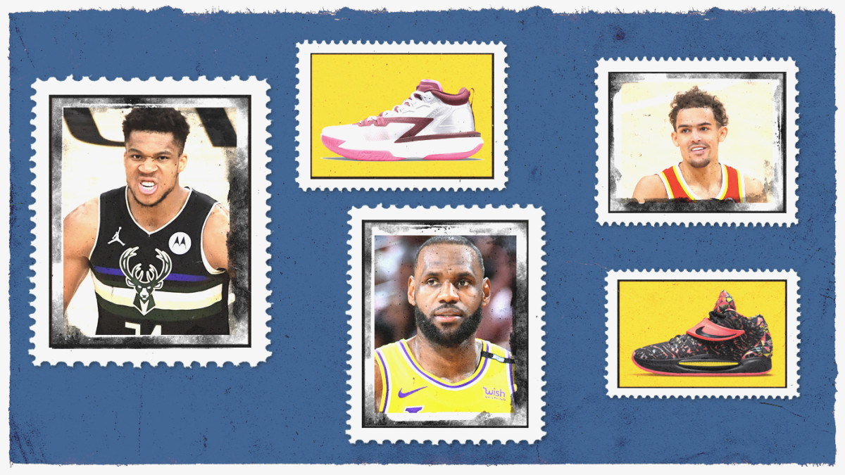 list of basketball players with signature shoes