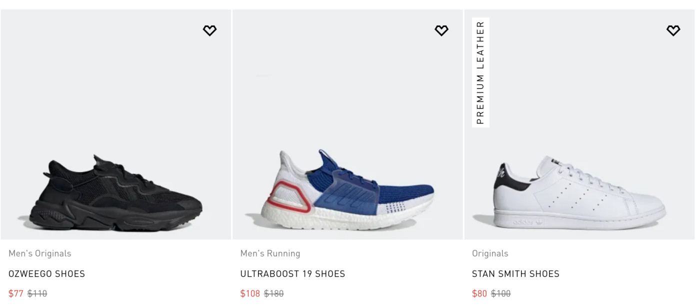 adidas sales in 2019