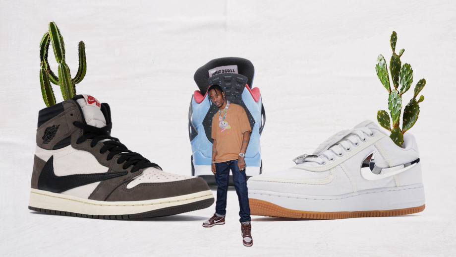 Sneaker artist collaboration travis scott air jordan hollywood branded blog