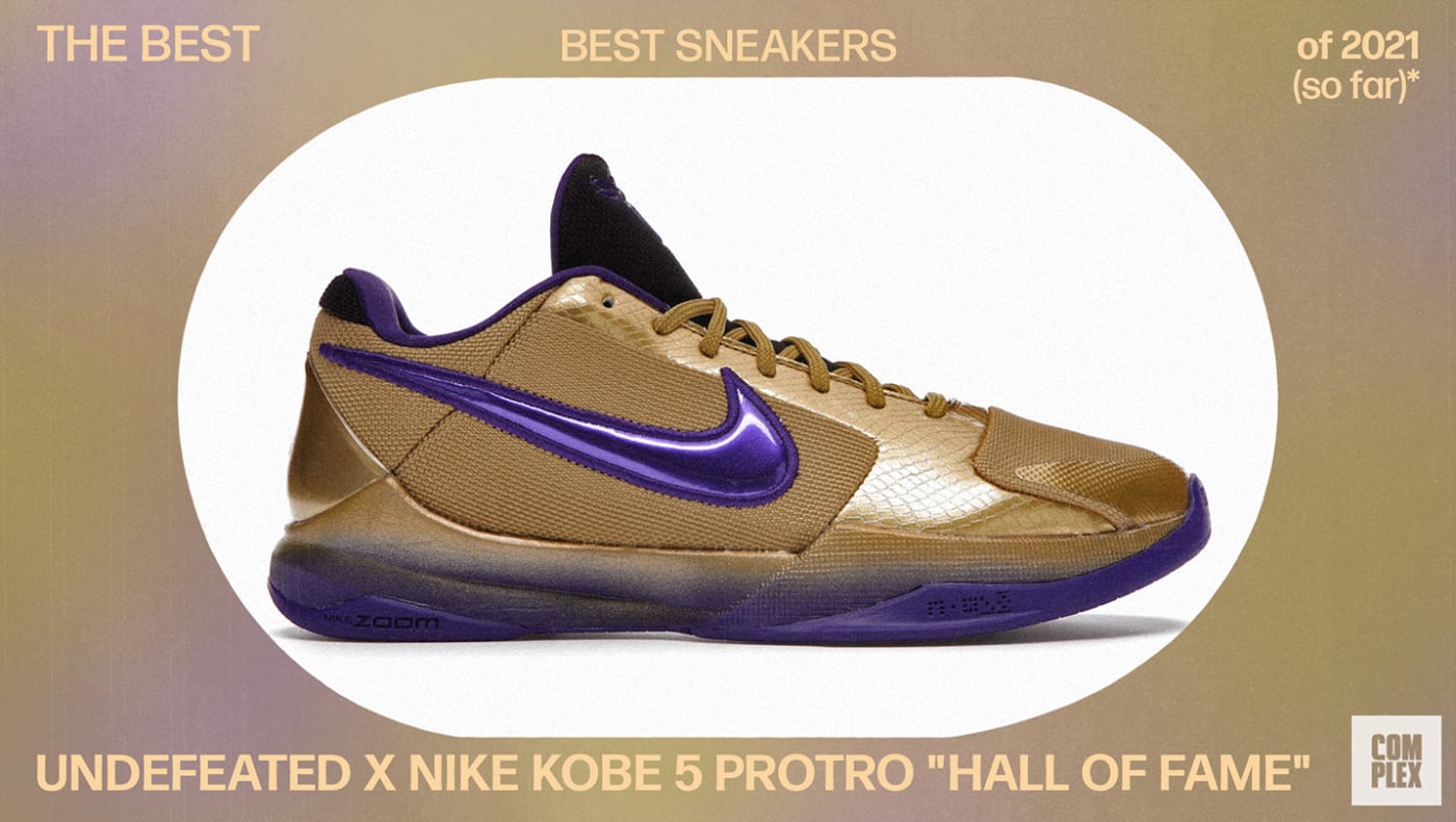 Undefeated x Nike Kobe 5 Protro 'Hall of Fame' Best Sneakers of 2021 (So Far)