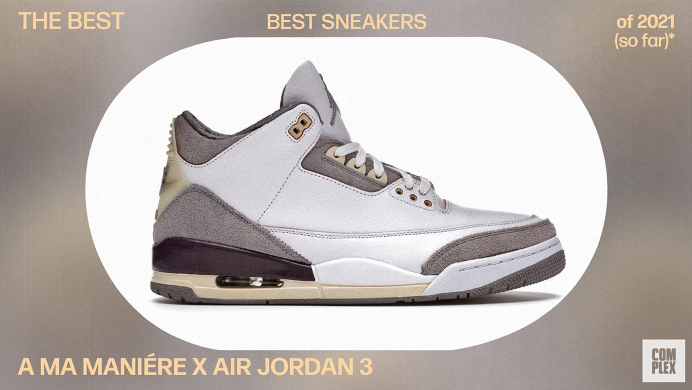 A Ma Maniére x Air Jordan 3 Best Sneakers of 2021 (So Far)
