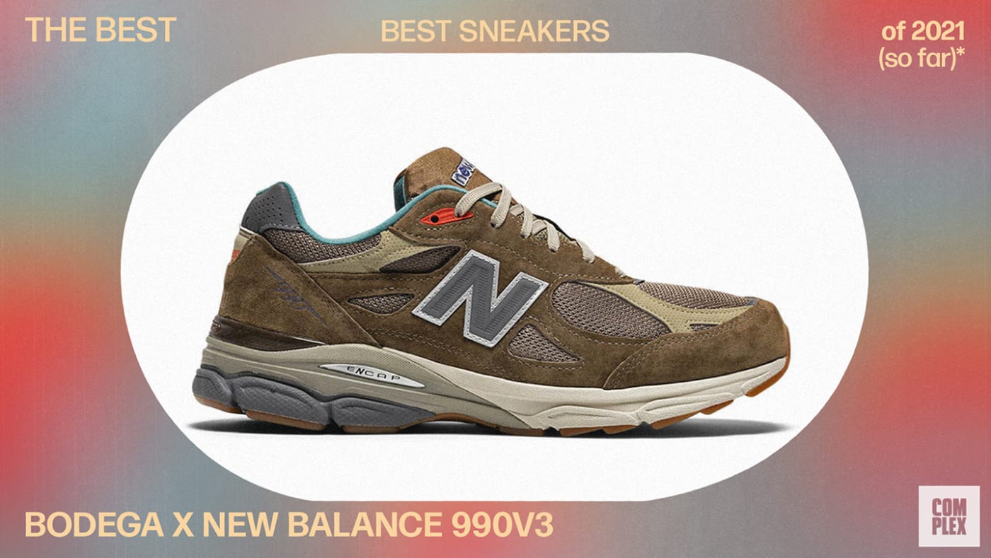 Bodega x New Balance 990v3 Best Sneakers of 2021 (So Far)