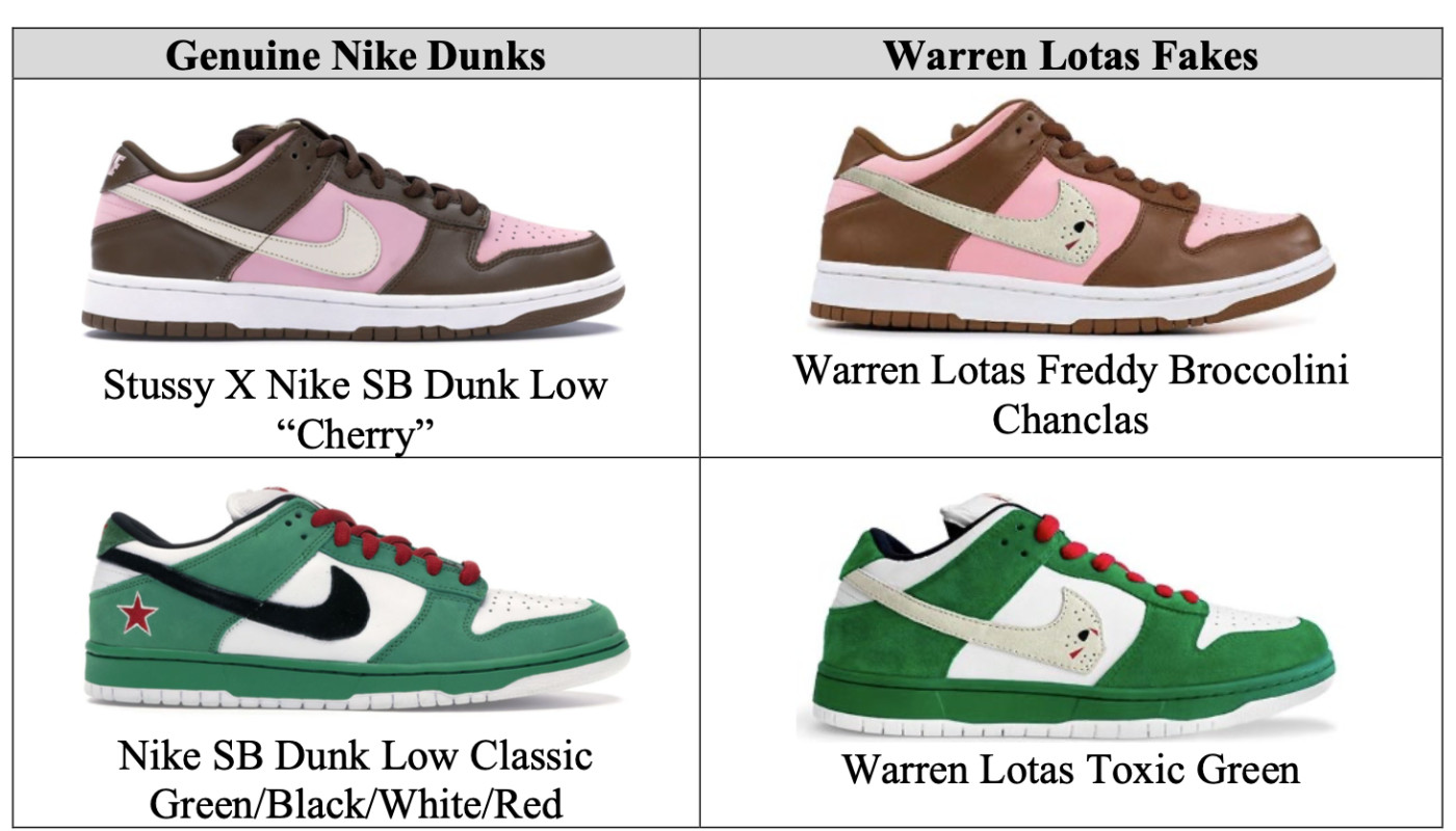 nike apple dunks