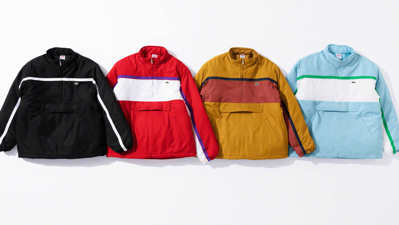 Lacoste x supreme tracksuit on sale