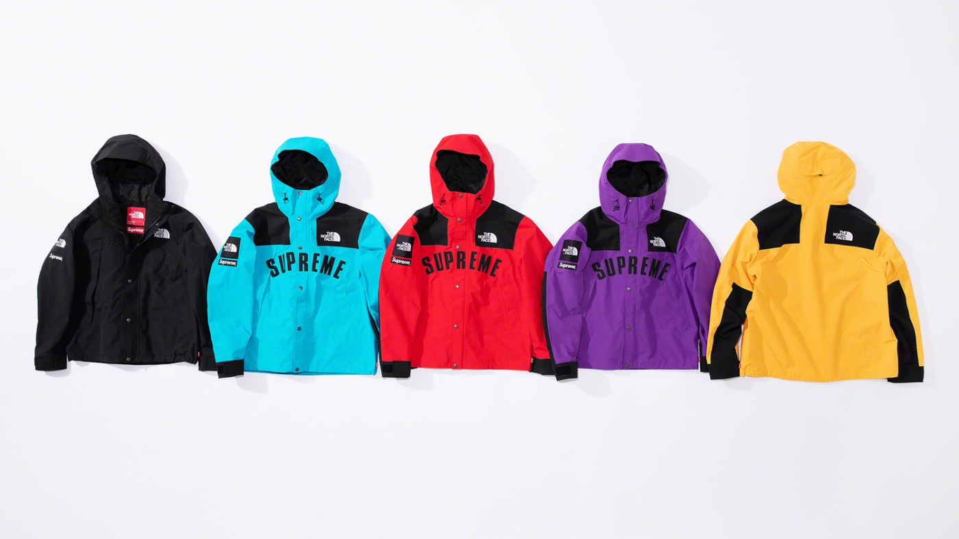 jacket supreme x the north face