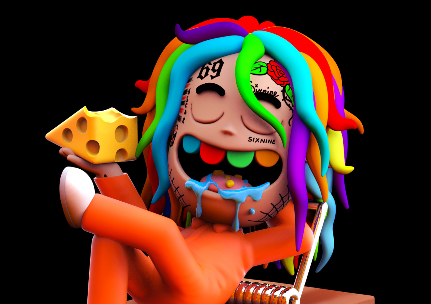 View Cartoon 6Ix9Ine Wallpaper Gooba Background