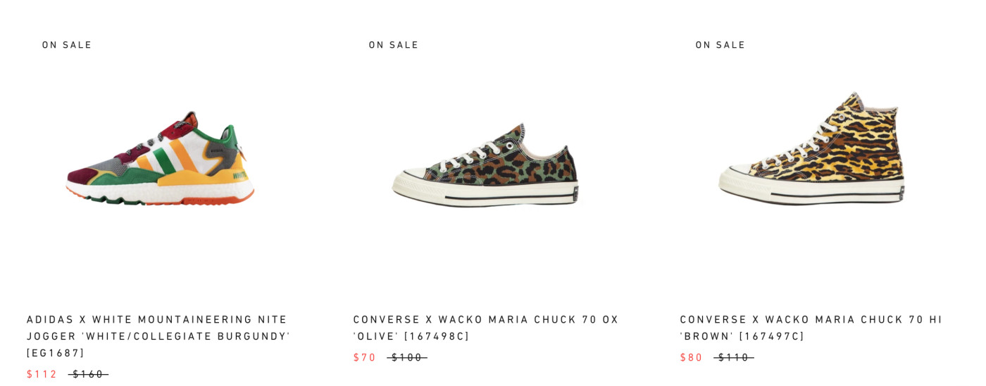 best sneaker prices online