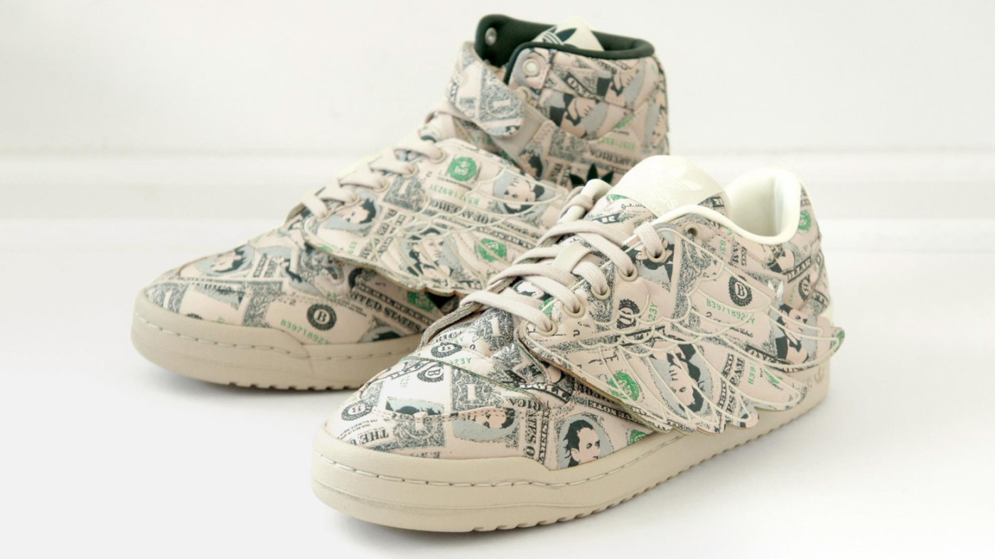 acoplador Malversar Selección conjunta Adidas x Jeremy Scott Bringing Back Winged Money Sneakers | Complex