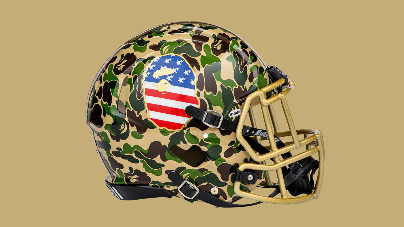 bape football helmet