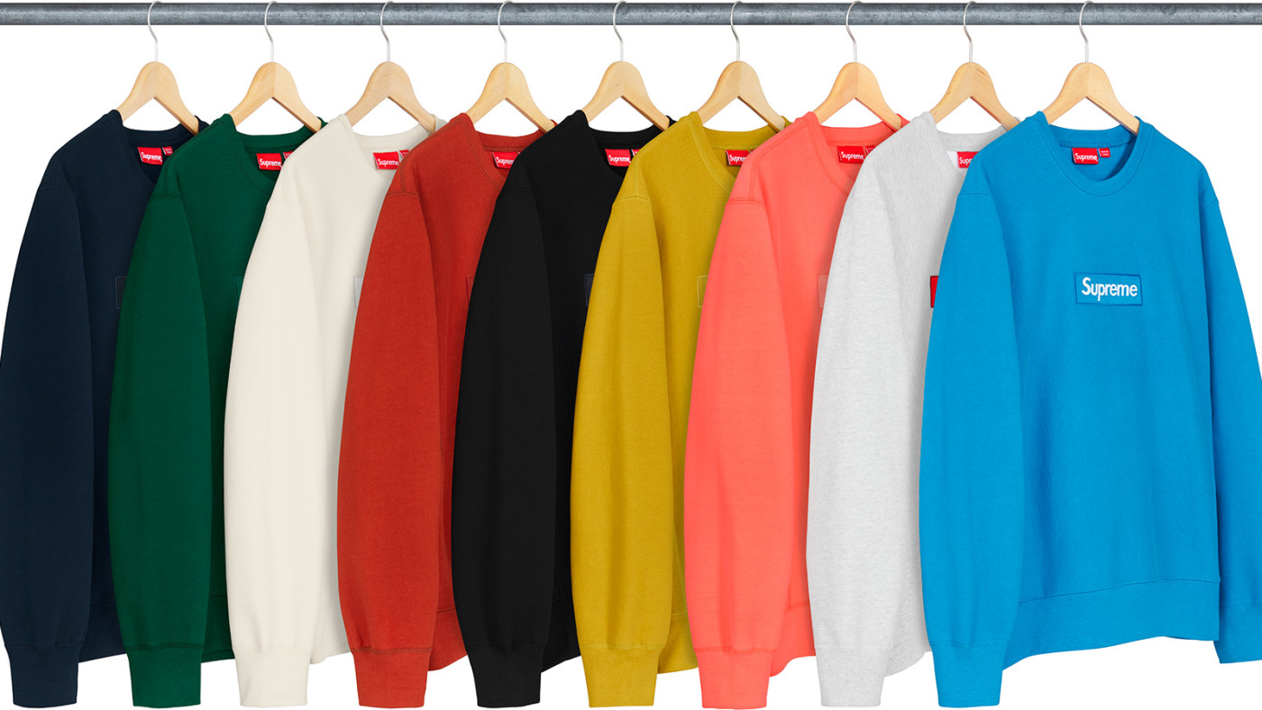 Best Style Releases This Week Supreme Box Logo Crewnecks Bape