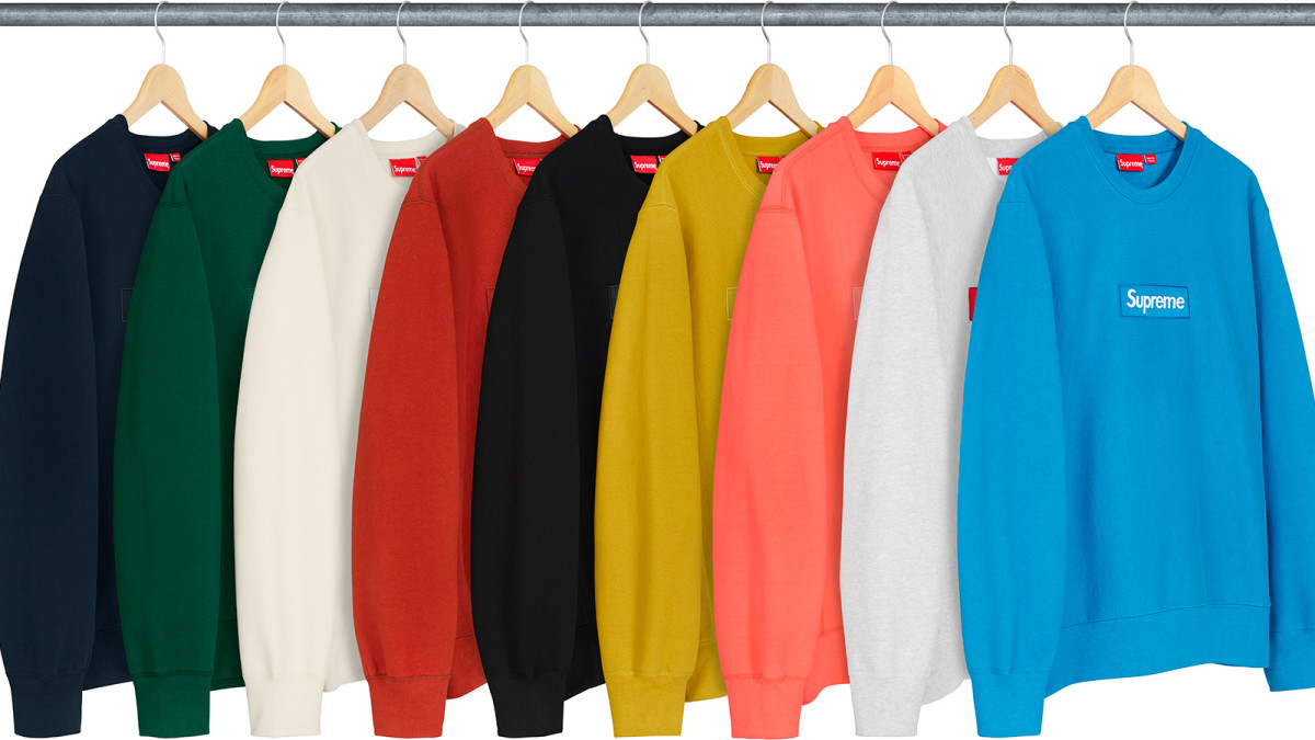 Best Style Releases This Week Supreme Box Logo Crewnecks Bape