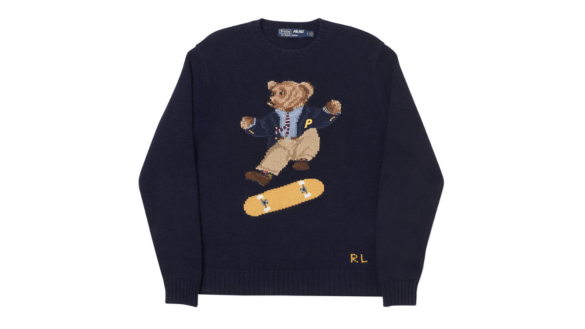 palace x ralph lauren teddy bear