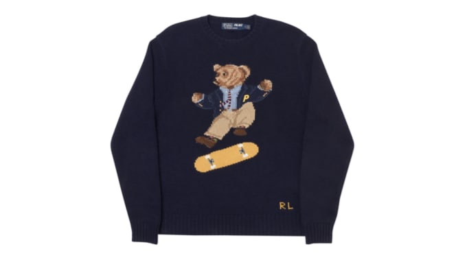 palace x ralph lauren teddy bear