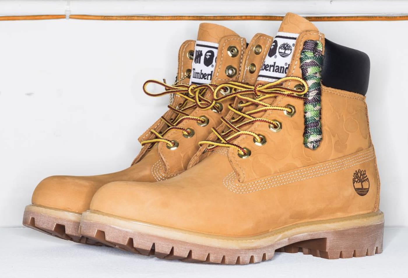 Undefeated timberland bape hotsell