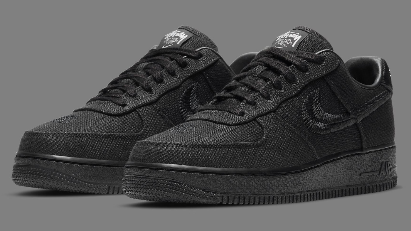 Stussy x Nike Air Force 1 Low 'Triple 