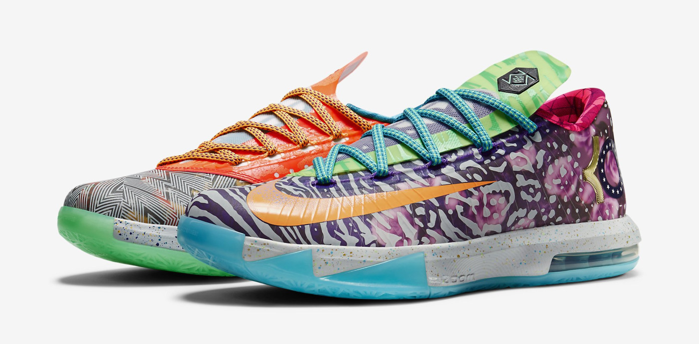 mismatched basketball shoes