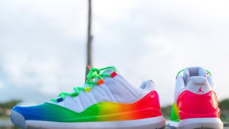 rainbow jordan 11