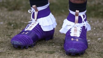 purple under armour cleats