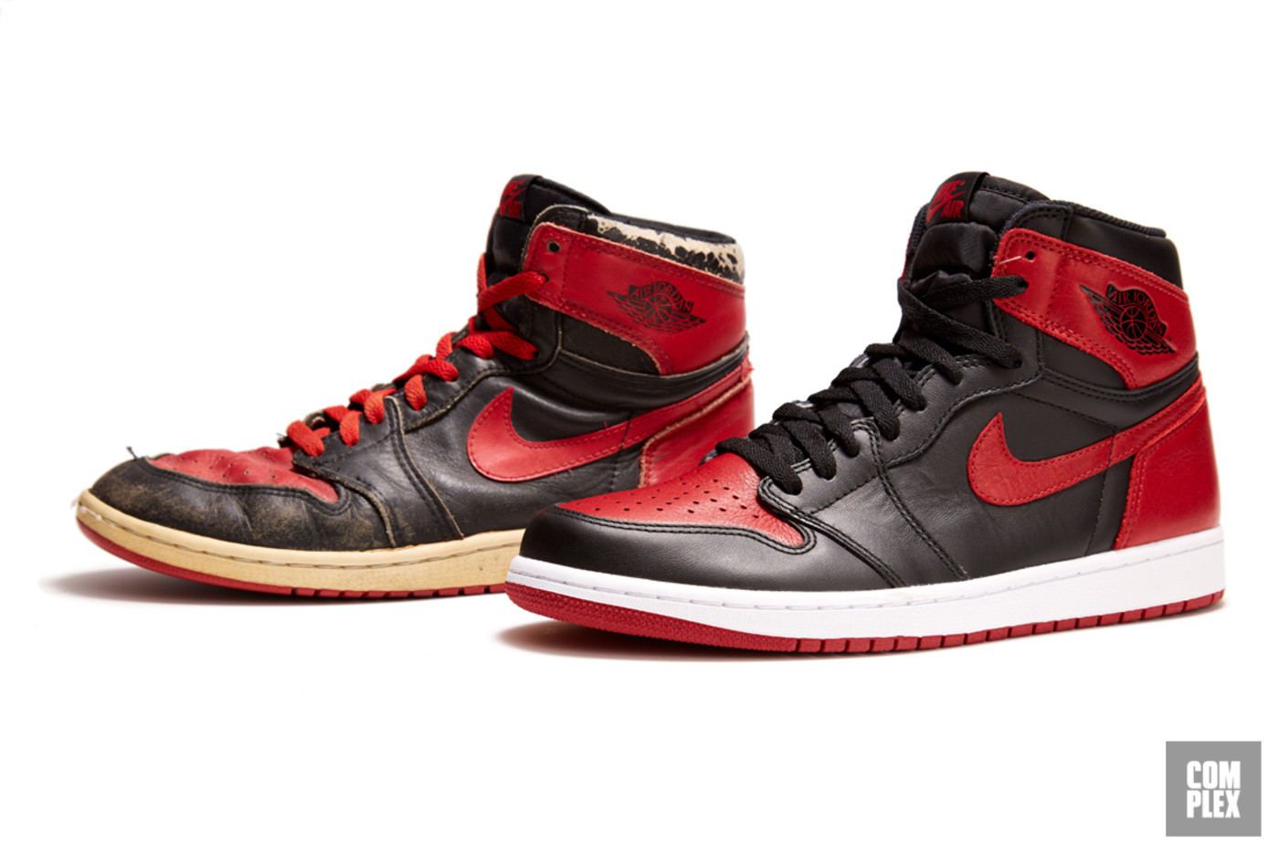 1984 retro air jordan 1's in red