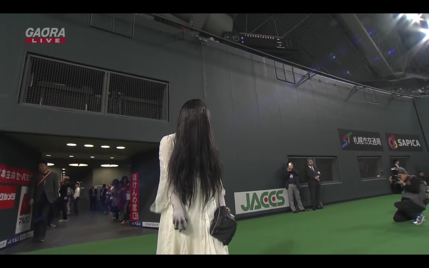 The Scary Girls From The Ring And The Grudge Played Baseball Against Each Other At A Japanese Ball Game Complex Uk