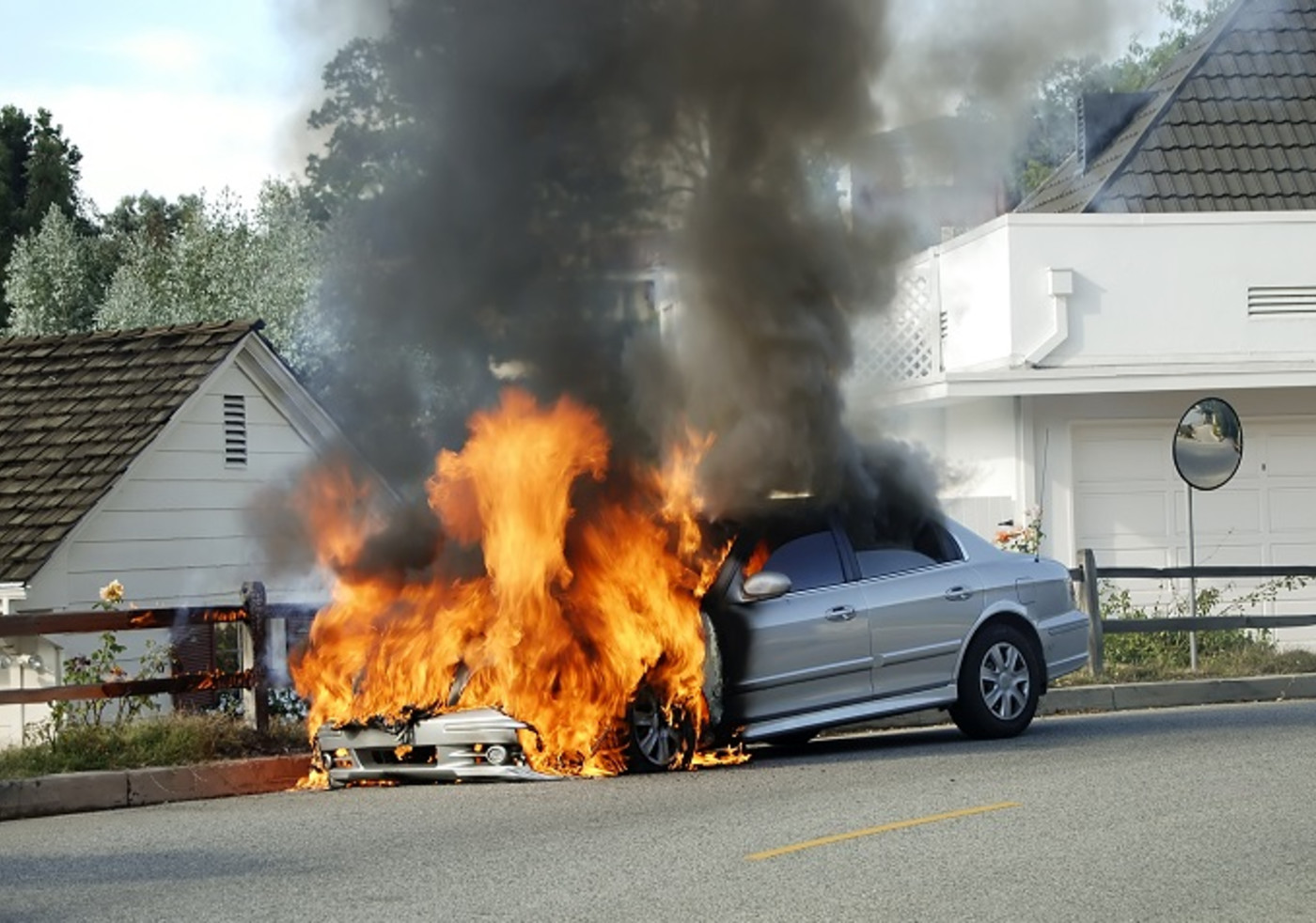 Watch An Australian Gender Reveal End With A Car In Flames Complex
