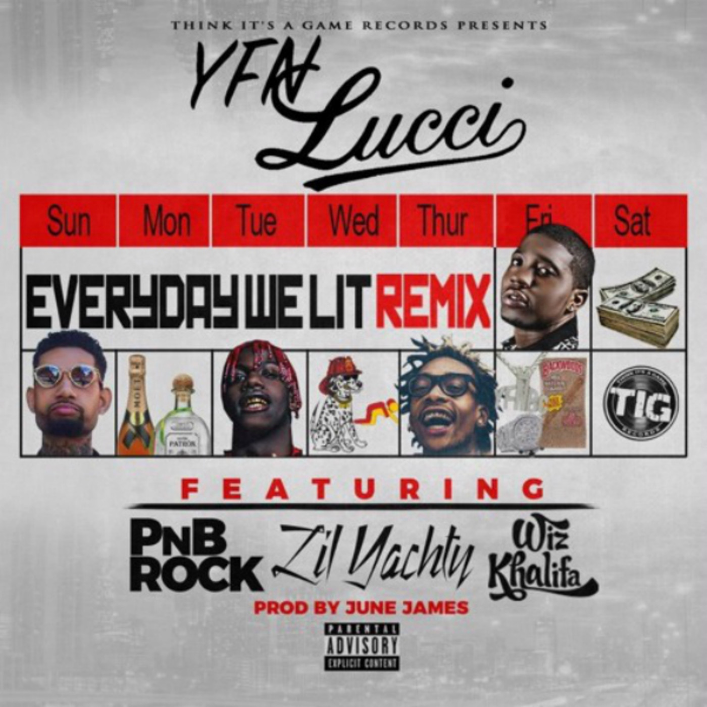 Premiere Yfn Lucci Drops Everyday We Lit Remix F Wiz Khalifa Lil Yachty And Pnb Rock Complex