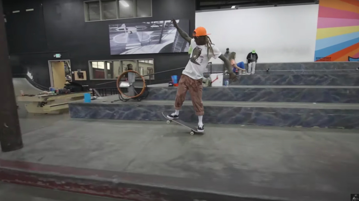 Watch Lil Wayne Skate Through Life In His Piano Trap And Not Me Video Complex