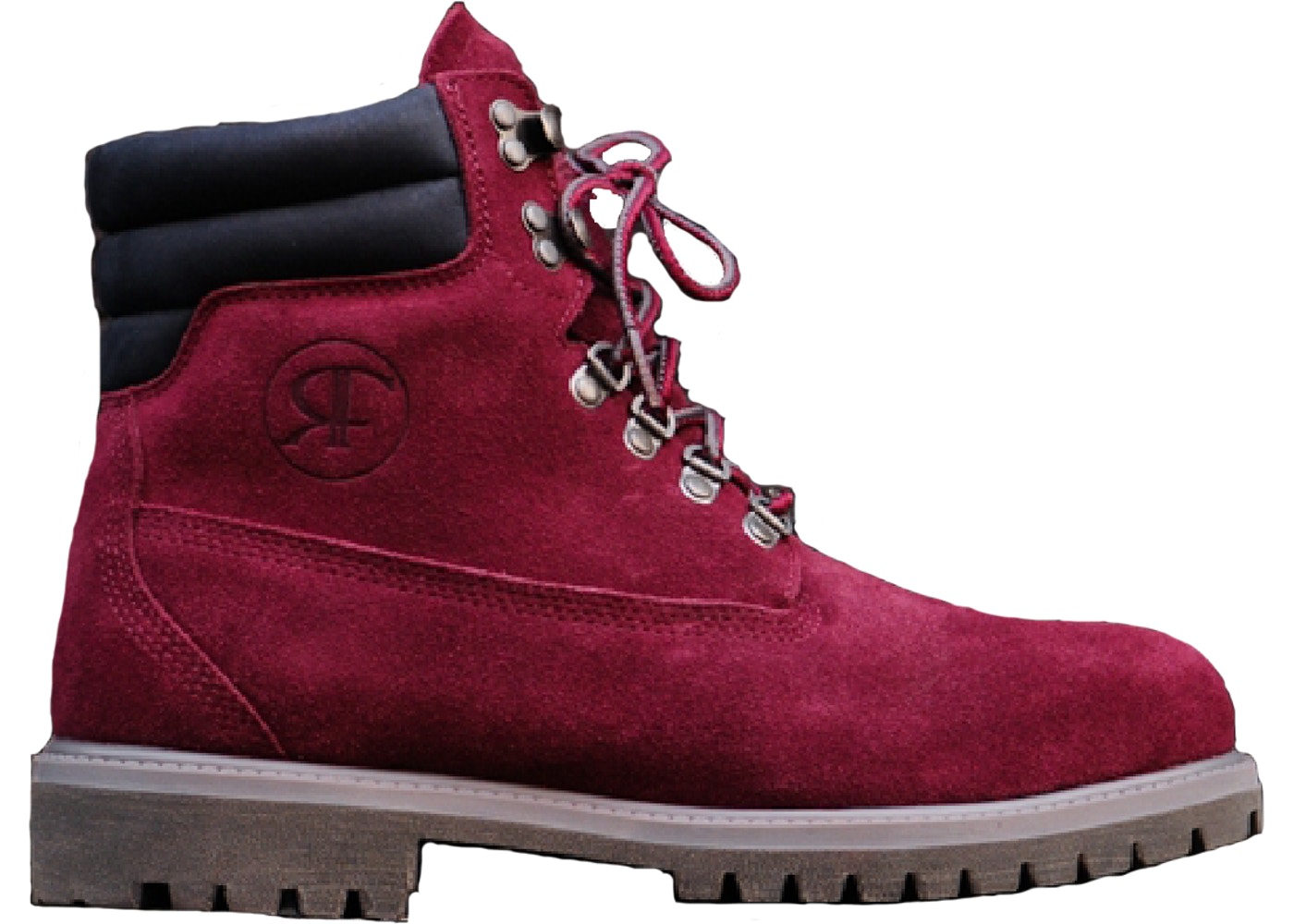 red and gold timberland boots