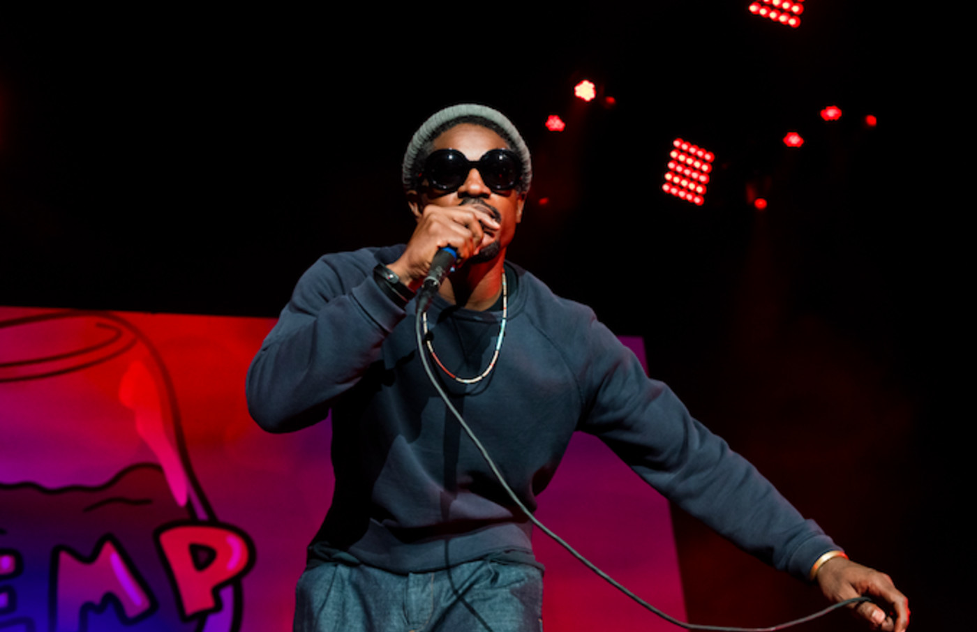André 3000 Spotted at Airport Casually Playing Double Flute | Complex