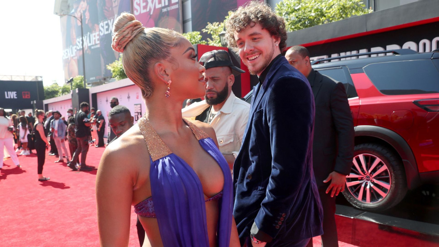 pix Jack Harlow And Saweetie Song jack harlow on saweetie interaction at
