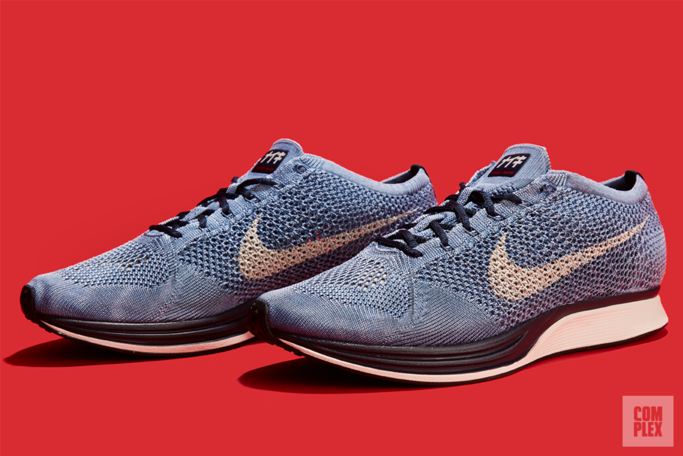 Nike Flyknit Racer Indigo Detailed Look Complex