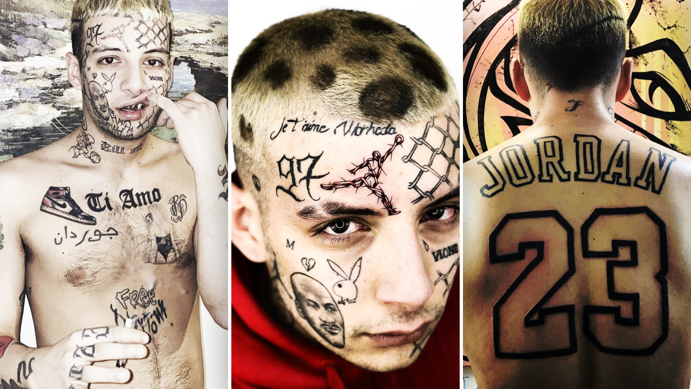 Air Jordan Jumpman Logo Face Tattoos On Jordan Jeffery Baby Complex