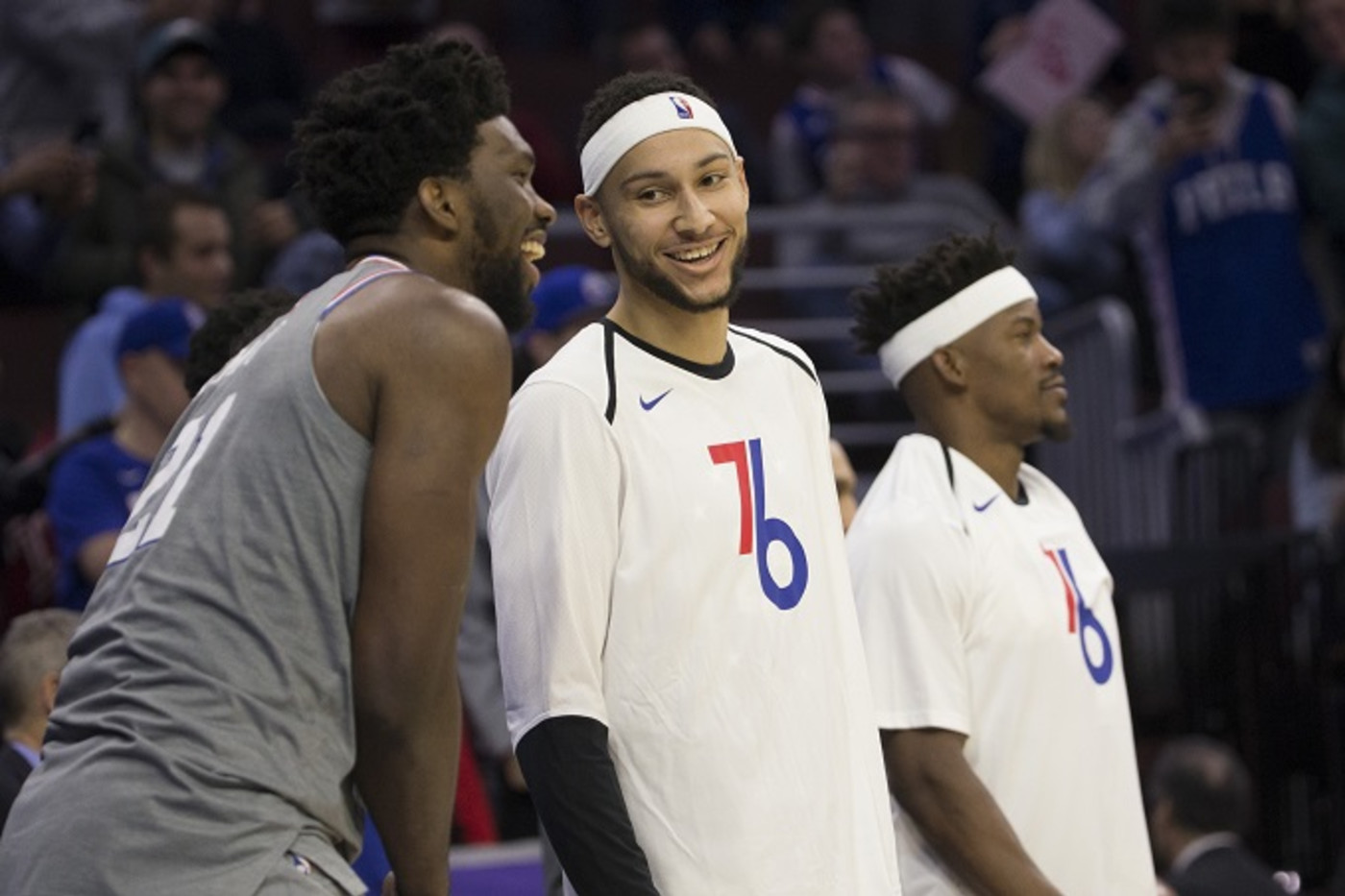Ben Simmons And Jimmy Butler Wore Matching Headbands Because They Re Defensive Brothers Complex