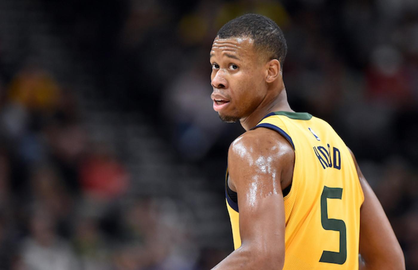 Jazz Player Rodney Hood Slaps Phone Out of Fan’s Hand After Getting