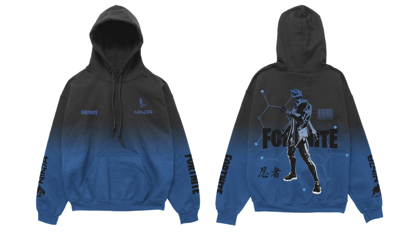 ninja merch fortnite hoodie