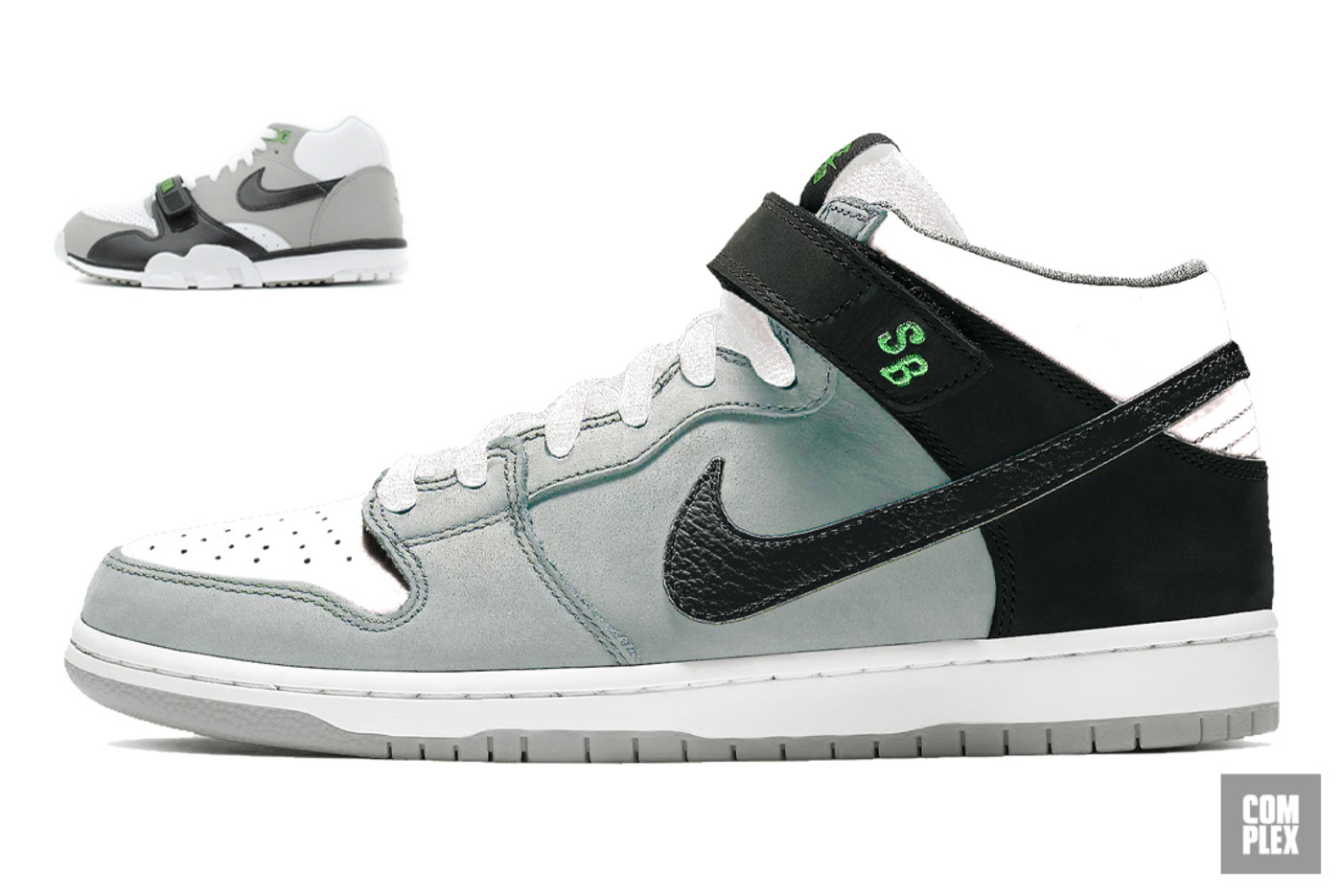 new nike high dunks with straps