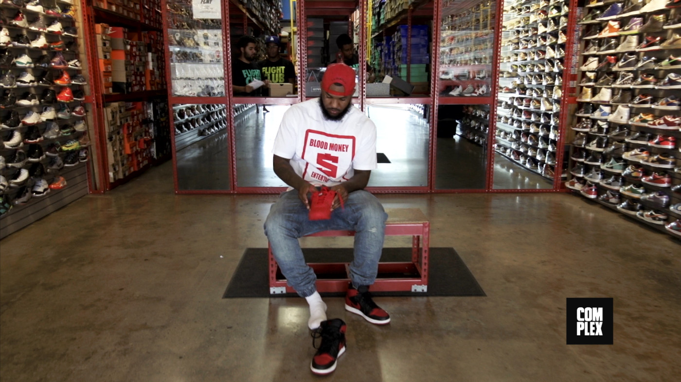 Sneaker Shopping With The Game at Fight Club LA (Video) | Complex